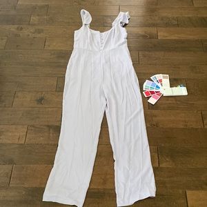 SUMMERS - Pale Lavender Jumpsuit. Size XL. EUC.